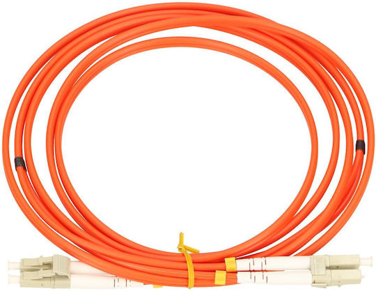Extralink Καλώδιο Οπτικής Ίνας LC/UPC-LC/UPC 3m Κόκκινο