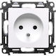 Legrand Valena Life Single Mortice Πρίζα Ρεύματ...