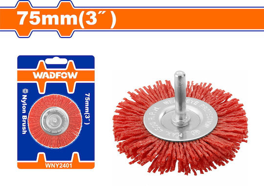 Wadfow WNY2401 Βούρτσα Νάιλον για Δράπανο 75mm Σετ 10τμχ