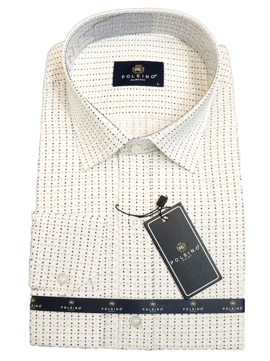 Polsino Shirts Herrenhemd White