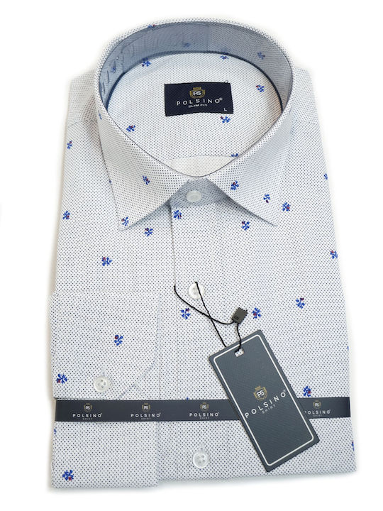 Polsino Shirts Ανδρικό Πουκάμισο White