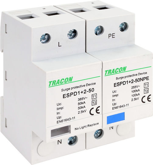 Tracon Electric Blitzschutztafel Typ T1 / T2