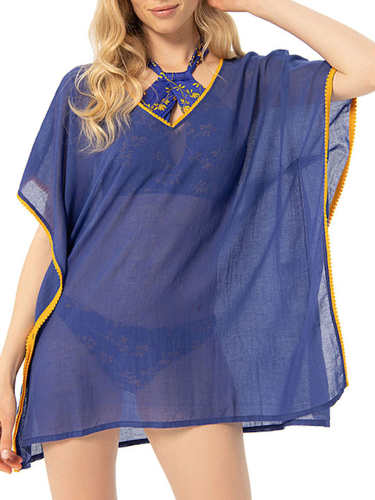 Surkana Blue Short Kaftan 34lido321