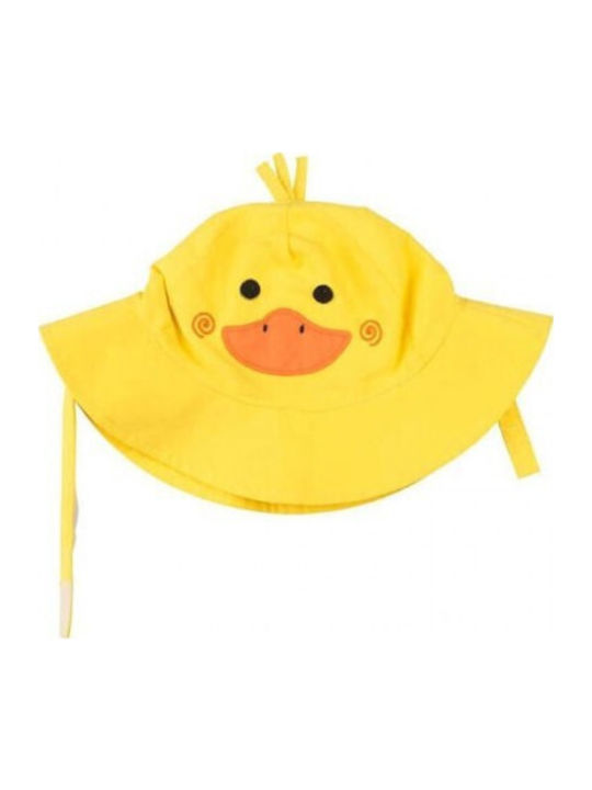 Zoocchini Kinderhut Eimer Stoff Sonnenschutz Papagei Gelb