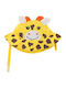 Zoocchini Palarie Copii Bucket Tesatura Cu Protectie Solara Camila Galbena
