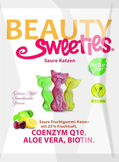 Ζελεδάκια Beauty Sweeties Sour Cats Vegan 125gr