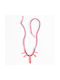 Curtain Tieback Red Cord 50cm