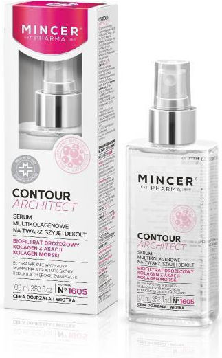 Mincer Pharma Contour Architect Anti-Aging Serum Gesicht mit Hyaluronsäure & Kollagen 100ml
