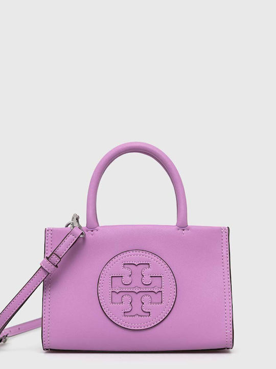 Tory Burch Ella Γυναικεία Τσάντα Tote Μωβ