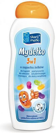 Mother's Treasure 3-in-1 Soap Scent Jellies for Babies and Children 250 Ml
