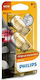Philips Lămpi Autoturismului Set de 2 W21W / W3x16d Simple 12V 21W