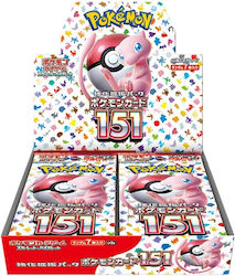 Cutie de Booster Pokémon TCG Scarlet & Violet 151 Limba Japoneză