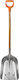 Fiskars Φτυάρι Χιονιού με Κοντάρι 127cm και Πλαστική Λαβή