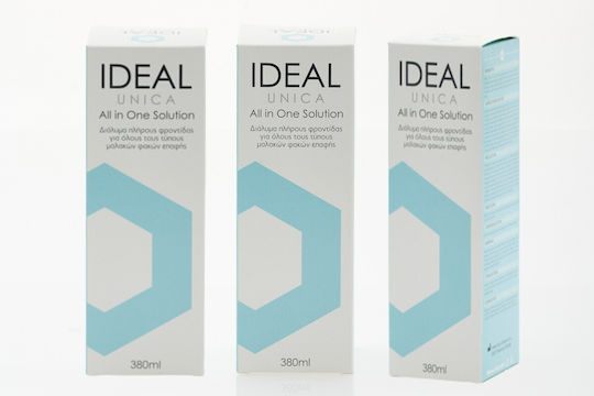 Optimax Ideal Unica Soluție pentru lentile de contact 3x380ml