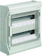Hager Vector Electrical Fuse Box Wall Mounted Waterproof 2 Rows 18 Elements P418xH452xD151mm
