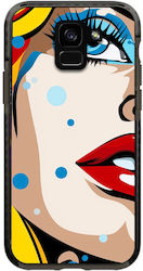 Anime Woman Face Θήκη Κινητού 91690 Σχέδιο Πολύχρωμη Samsung Galaxy A8 Plus 2018