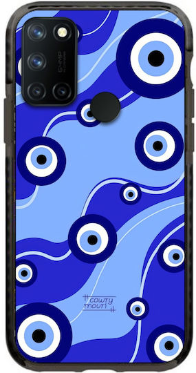 Husă pentru telefon mobil cu ochi răi, design multicolor, Realme 7i
