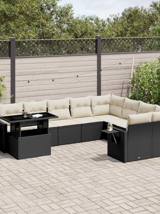Set Camera De Zi Pentru Exterior 10 Piese Negru...