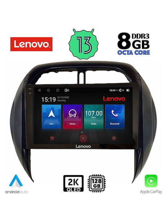 Lenovo Sistem Audio Auto 2DIN cu Clima (Bluetooth/USB/AUX/WiFi/GPS/Apple-Carplay/Android-Auto) cu Ecran Tactil 9"