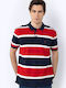 Acorn B Polo Short Sleeve Blouse Red