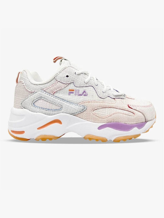 Fila Ray Tracer Femei Sneakers Peach Parfait / Shell Coral / French Blue