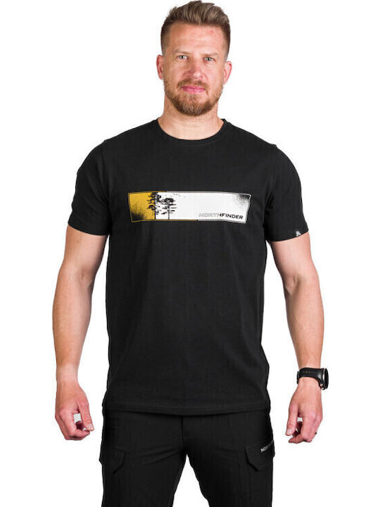 Northfinder Men's Hiking T-shirt Dusty Tr-3956or Black