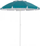 Bizzotto Caracas Foldable Beach Umbrella Diameter 2m Turquoise