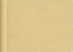 vidaXL Schattentrennwand Beige Mit Hoop & mit P...