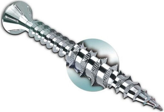 Fisco Screw Torx Galvanized with Diameter M4 and Length 50mm 500pcs