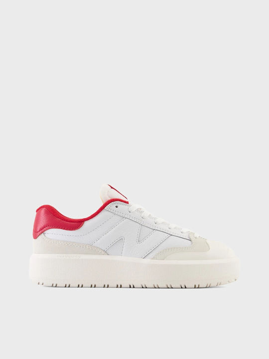 New Balance Γυναικεία Sneakers White / Red