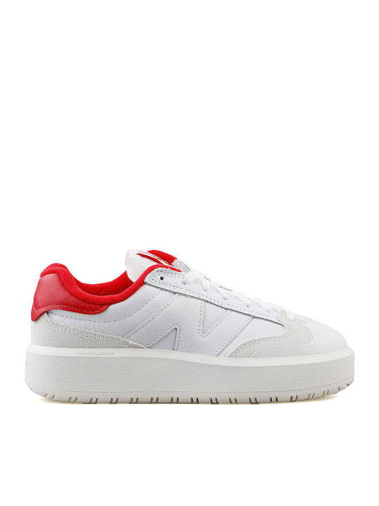 New Balance Γυναικεία Sneakers White / Red
