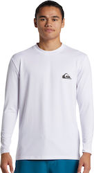 Quiksilver Everyday UPF 50+ Αντηλιακή Μπλούζα Λευκή Quiksilver Everyday UPF 50+ Αντηλιακή Μπλούζα Λευκή