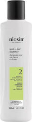 Nioxin System 2 Cleanser Shampoo Cleansing Shampoo Normal Significantly Thinning Hair 300ml