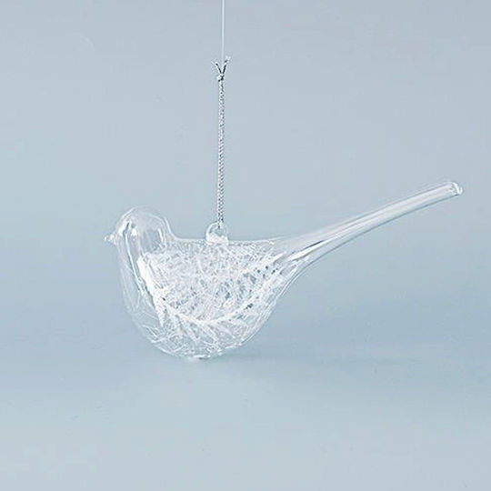 Set Ornamente Păsărele De Sticlă Transparente 5x15.8cm 4 Bucăți Set Ornamente Păsărele De Sticlă Transparente 5x15.8cm 4 Bucăți