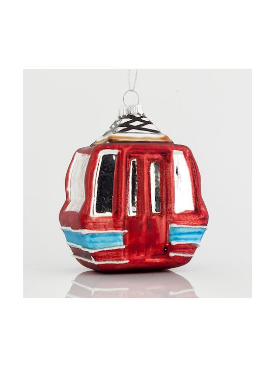 Ornament suspendat De sticlă Roșu 8x5buc