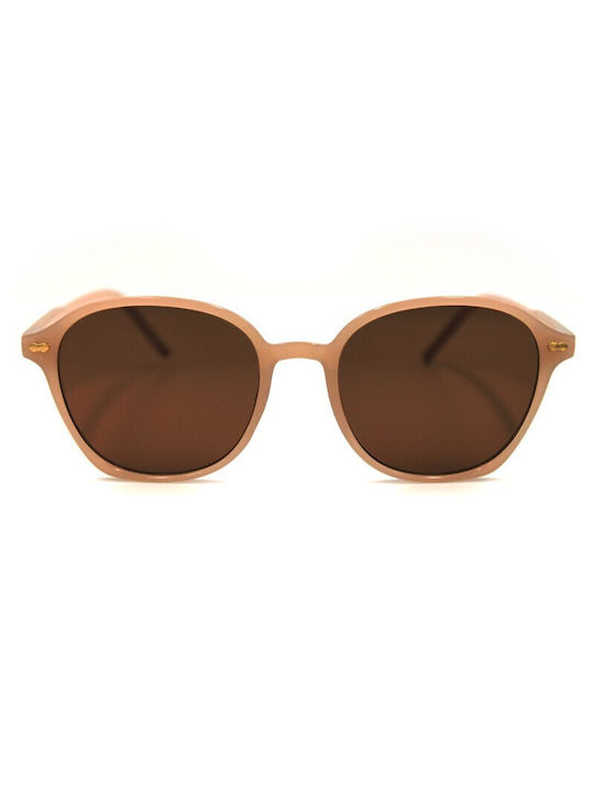 V-store Sonnenbrillen mit Beige Rahmen und Braun Polarisiert Linse 3902