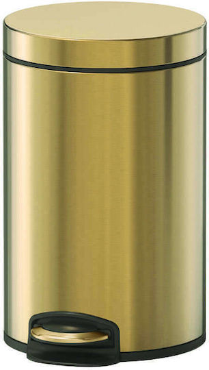Orabella Inox Банята кошче Софт Клоуз 5лт Златист