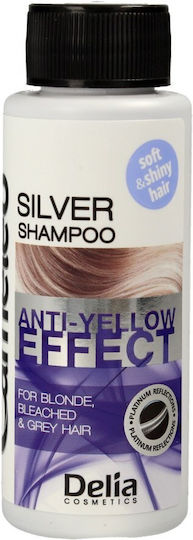 Delia Cosmetics Cameleo Anti-yellow Effect Shampoo for Blonde and Gray Coloured Hair Volume in Total 50ml