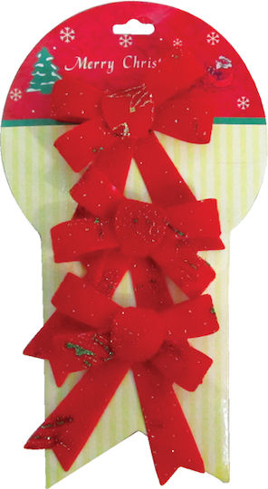 AGC Christmas Figure Bow Height 14cm 6pcs