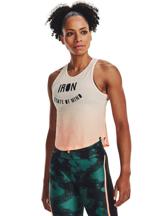 Under Armour Rock Fashion Damen Sport T-Shirt Weiß