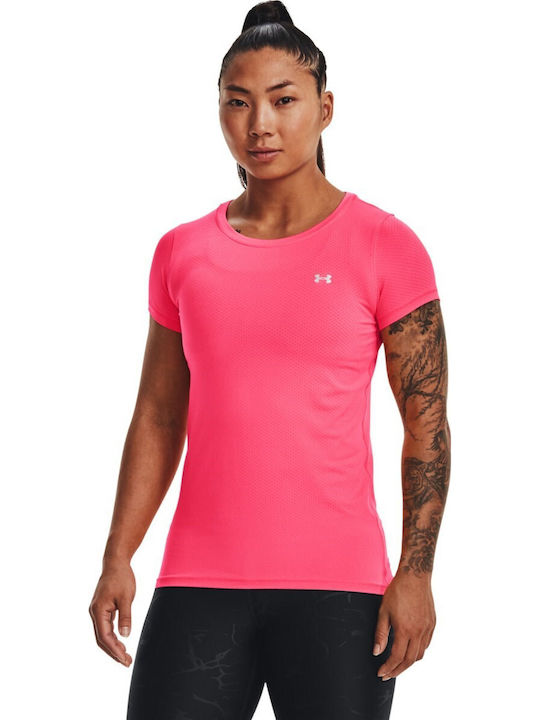 Under Armour Γυναικείο Αθλητικό T-shirt Φούξια