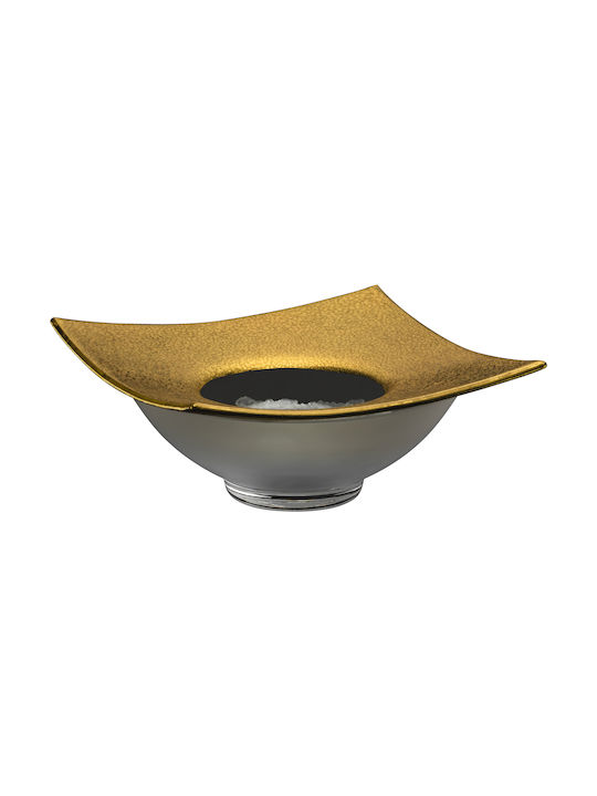 Eisch Servierschüssel Rund Gold mit Durchmesser 25.5cm 2Stück