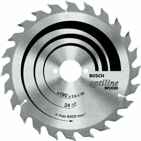 Bosch Optiline Wood Cutting Disc Wood Hole Diameter 160mm with 48 Teeth 1pcs