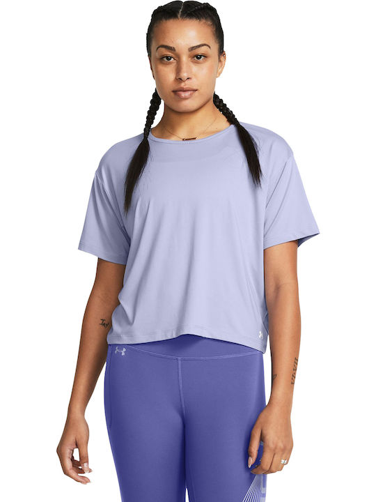 Under Armour Motion Γυναικείο Αθλητικό T-shirt Μωβ