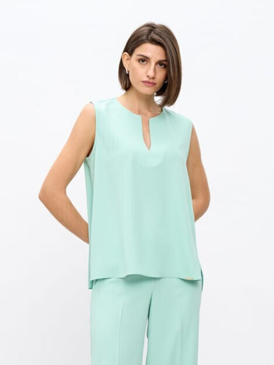 Passager Women's Blouse Sleeveless Mint