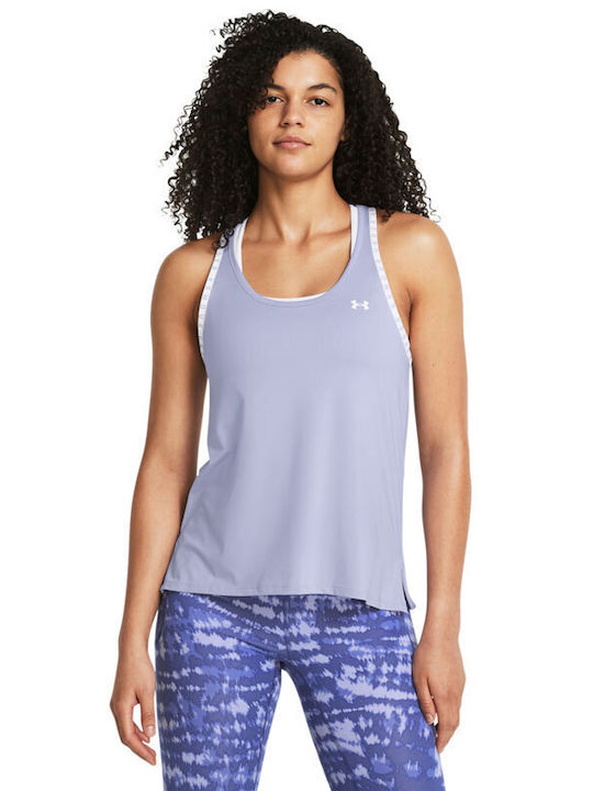 Under Armour Knockout Γυναικείο Αθλητικό T-shirt Celeste