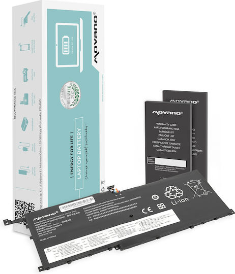 Movano Compatible Battery for Lenovo ThinkPad X1 Carbon 4th with 3290mAh