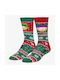 Odd Sox Men's Socks Green/red