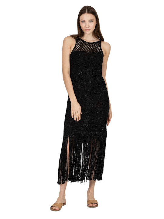 Aggel Maxi Rochie Black