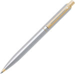 Sheaffer Sentinel Brushed Chrome Gt Pen Ballpoint with Silver Ink